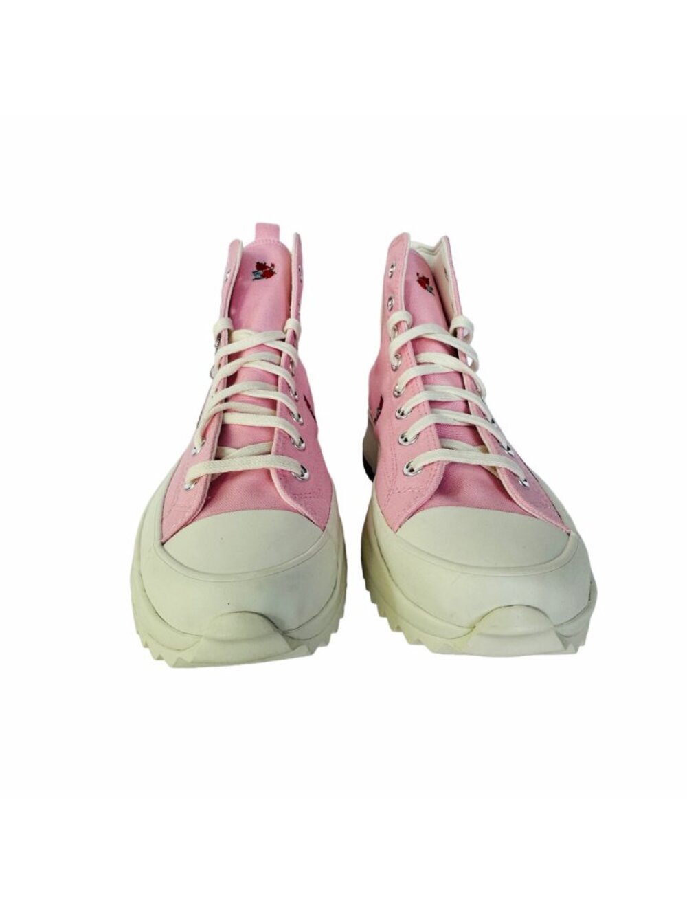 ✨Converse Run Star Hike Platform Hi Sz 9.5 Men Shoes Sneakers Pink Roses A05192C - Picture 3 of 11